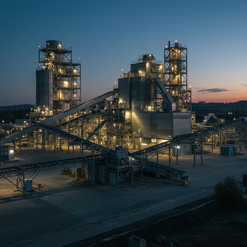 impianto industriale moderno